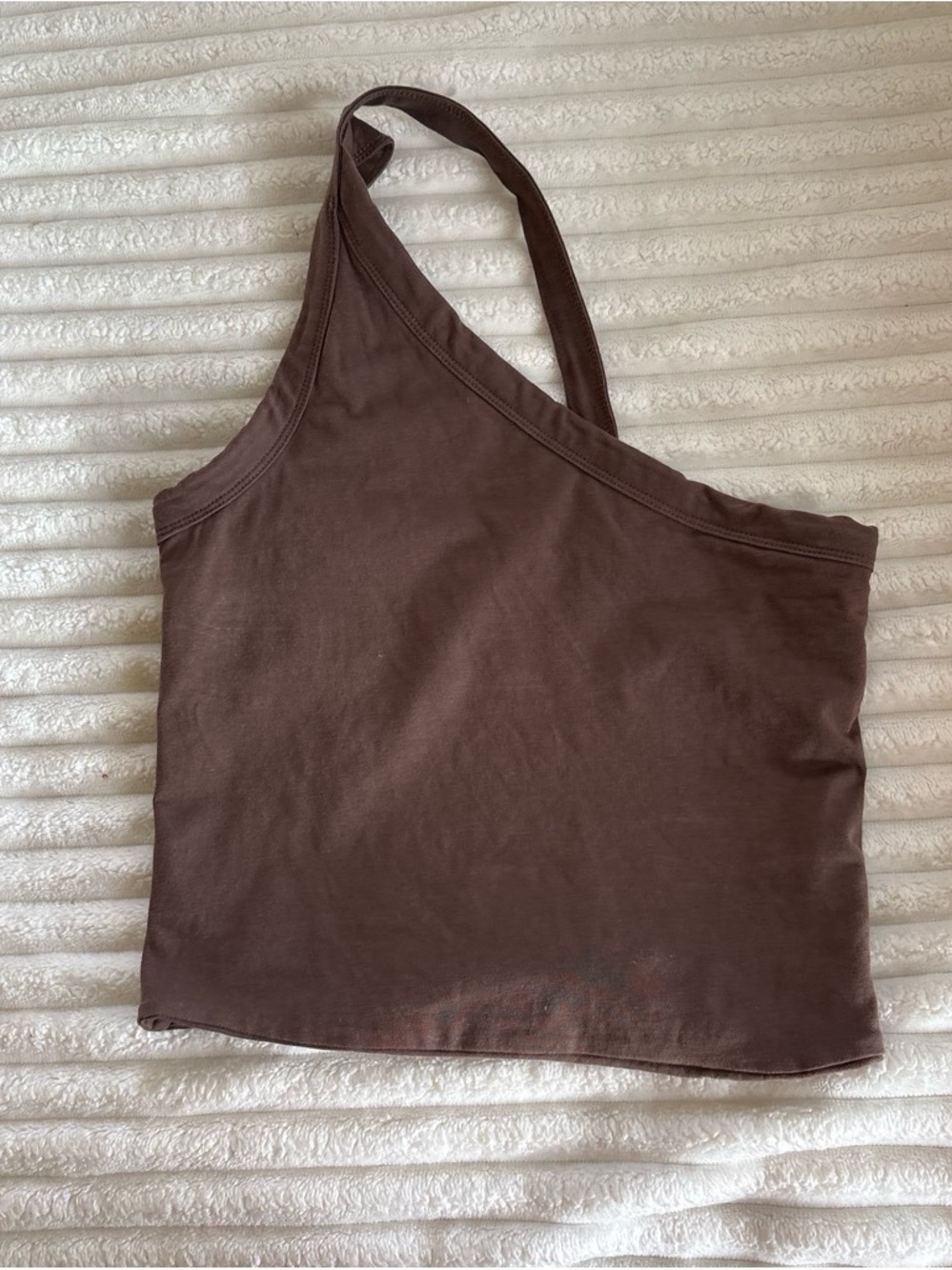 Cotton On One-Shoulder Brown Camisole
